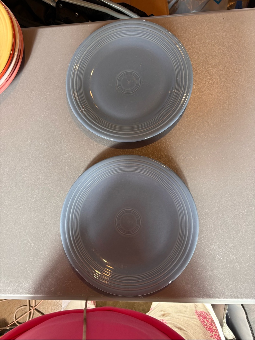 Fiesta Homer Laughlin Set of 2 Periwinkle Sky Blue 10.5” Dinner Plates